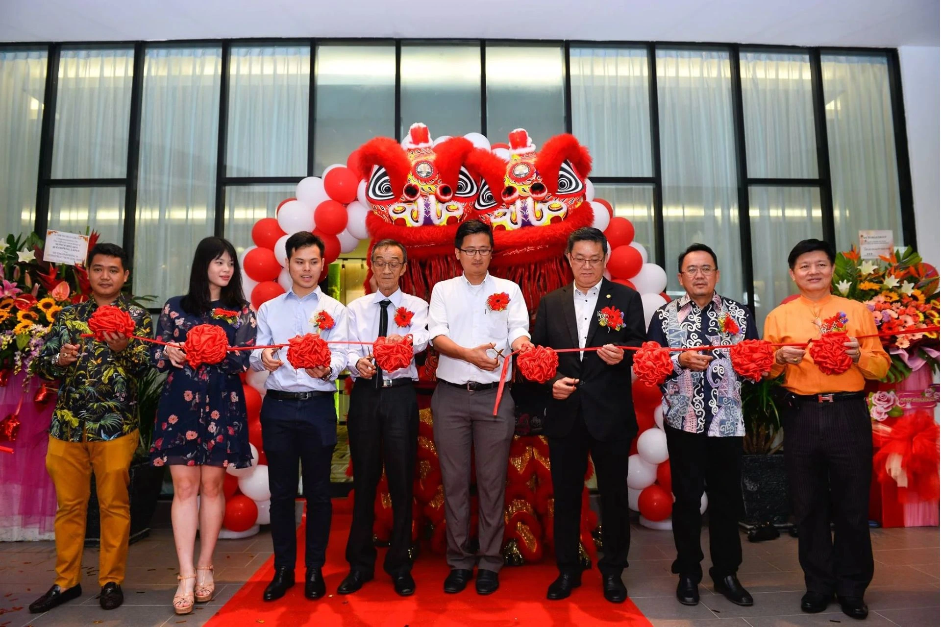 開幕醒獅表演